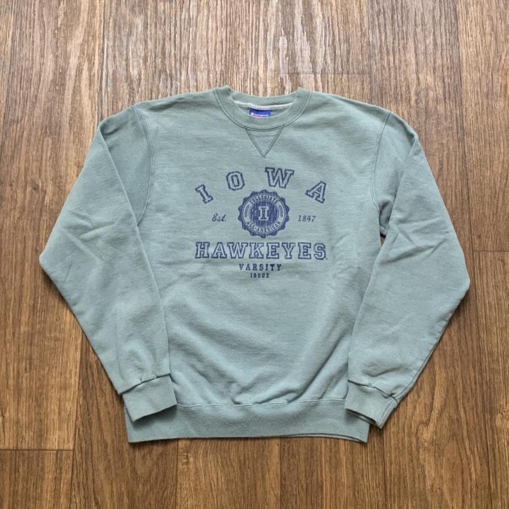 Champion Green Long Sleeve Tee